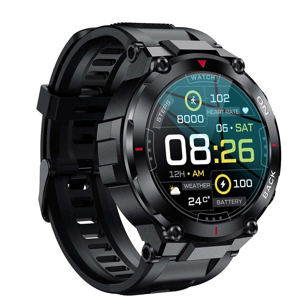 Ceas smartwatch barbati TechONE K37 Tactics Ceas smartwatch barbati TechONE K37 Tactics